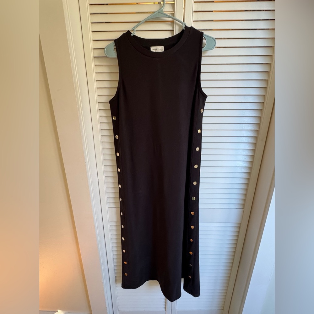 Black Ribbed Dress